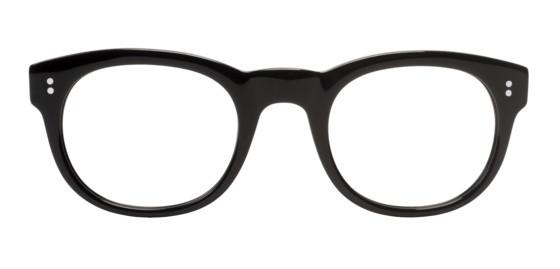 Alexander Daas - Moscot Mensch Eyeglasses - Black - Front View