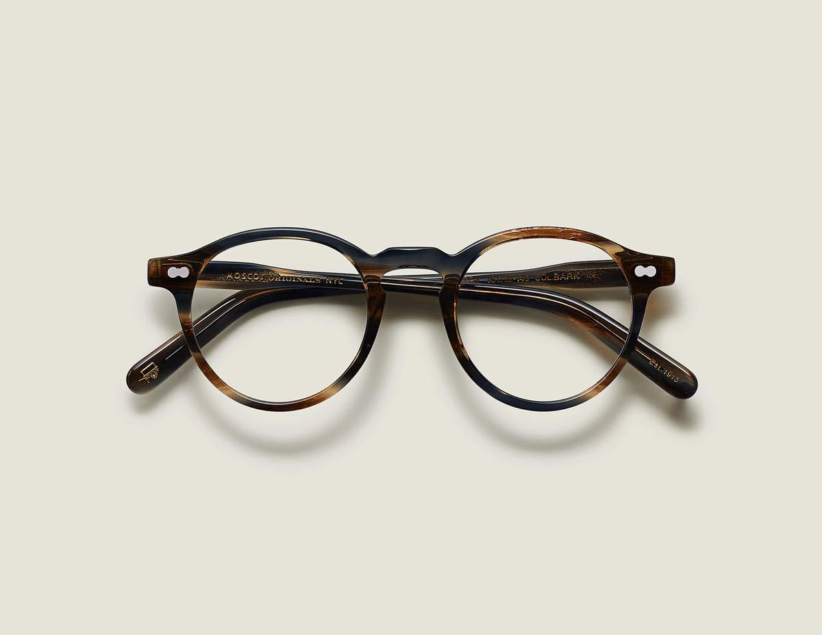 Alexander Daas - Moscot Miltzen Eyeglasses - Bark - Front View