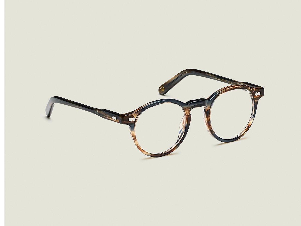 Alexander Daas - Moscot Miltzen Eyeglasses - Bark - Side View