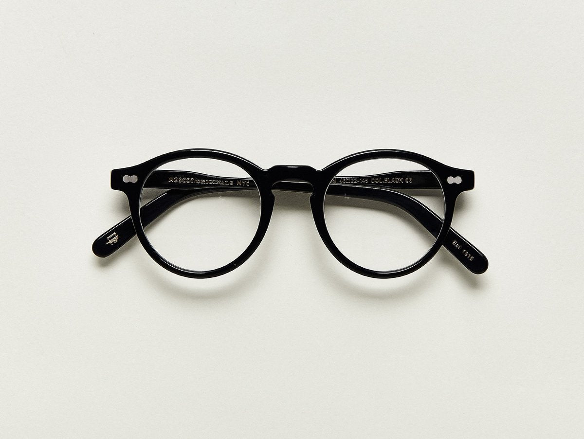 Alexander Daas - Moscot Miltzen Eyeglasses - Black - Front View