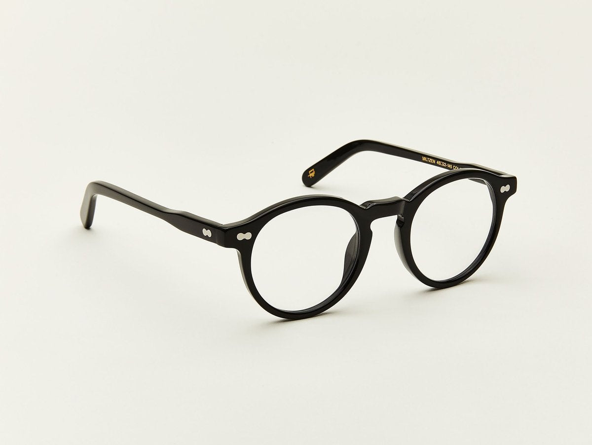 Alexander Daas - Moscot Miltzen Eyeglasses - Black - Side View