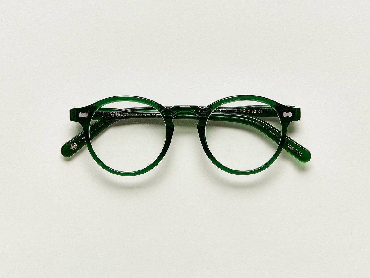 Alexander Daas - Moscot Miltzen Eyeglasses - Emerald - Front View