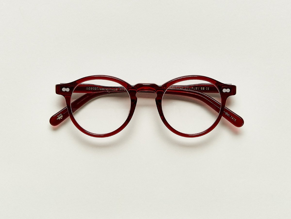 Alexander Daas - Moscot Miltzen Eyeglasses - Ruby - Front View