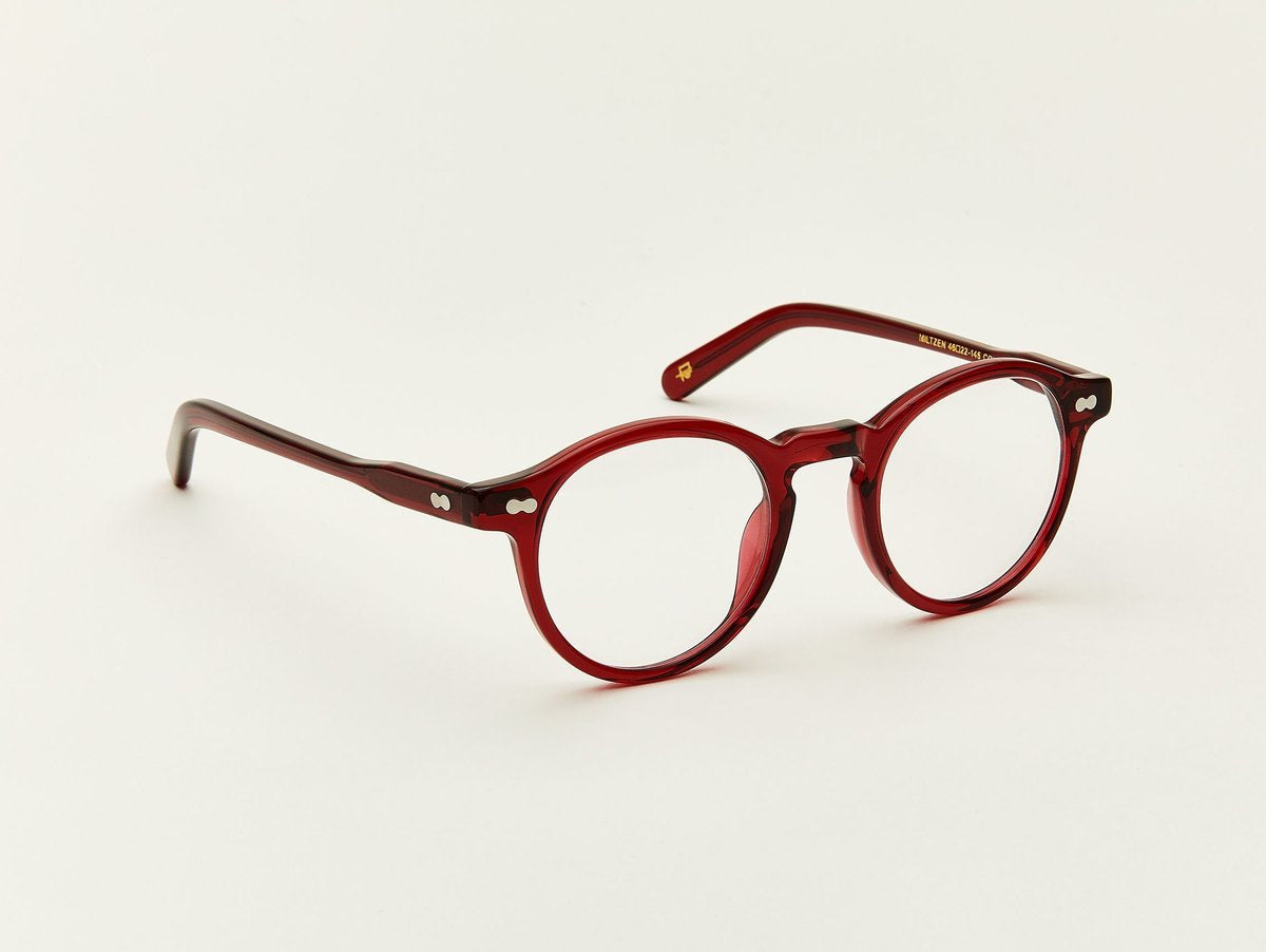 Alexander Daas - Moscot Miltzen Eyeglasses - Ruby - Side View