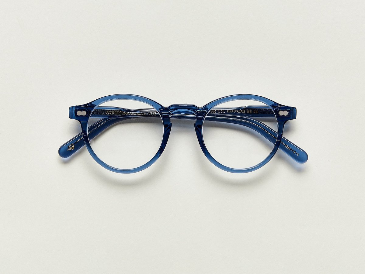 Alexander Daas - Moscot Miltzen Eyeglasses - Sapphire - Front View