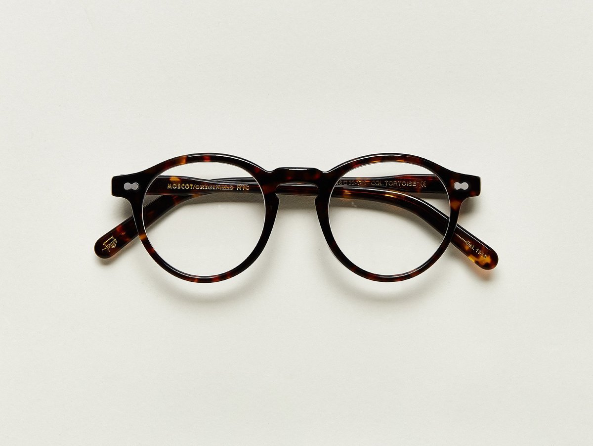 Alexander Daas - Moscot Miltzen Eyeglasses - Tortoise - Front View