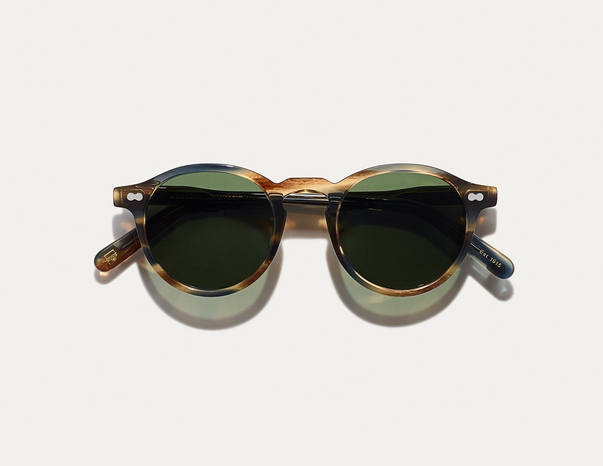 Alexander Daas - Moscot Miltzen Sunglasses - Bark - Front View