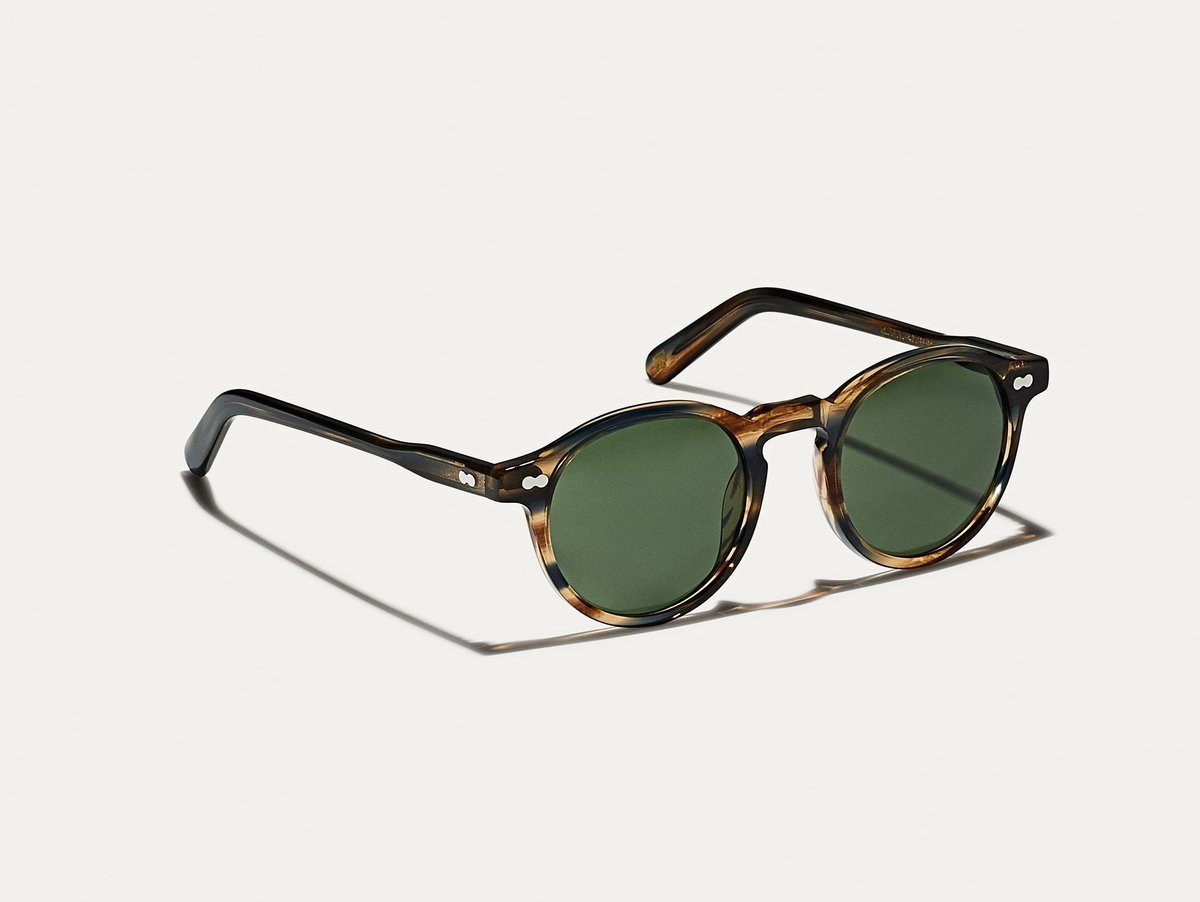 Alexander Daas - Moscot Miltzen Sunglasses - Bark - Side View