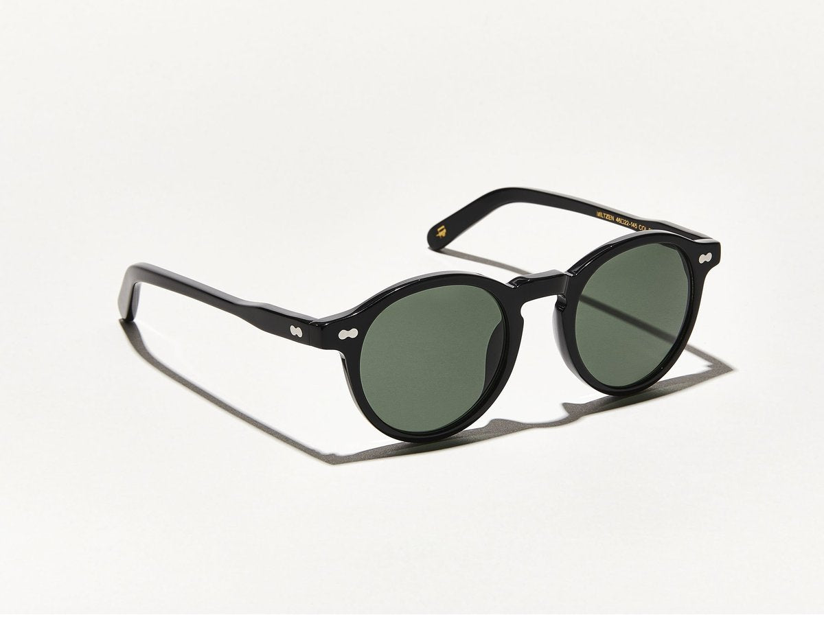 Alexander Daas - Moscot Miltzen Sunglasses - Black - Side View