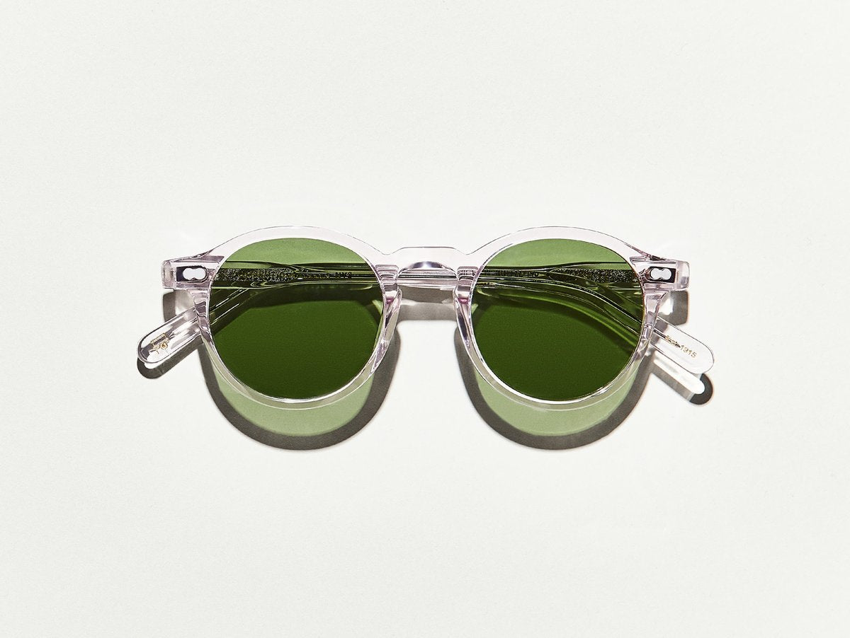 Alexander Daas - Moscot Miltzen Sunglasses - Blush & Calibar Green - Front View