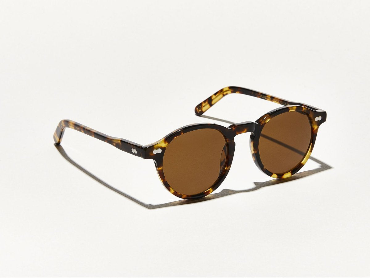 Alexander Daas - Moscot Miltzen Sunglasses - Classic Havana & Brown - Side View