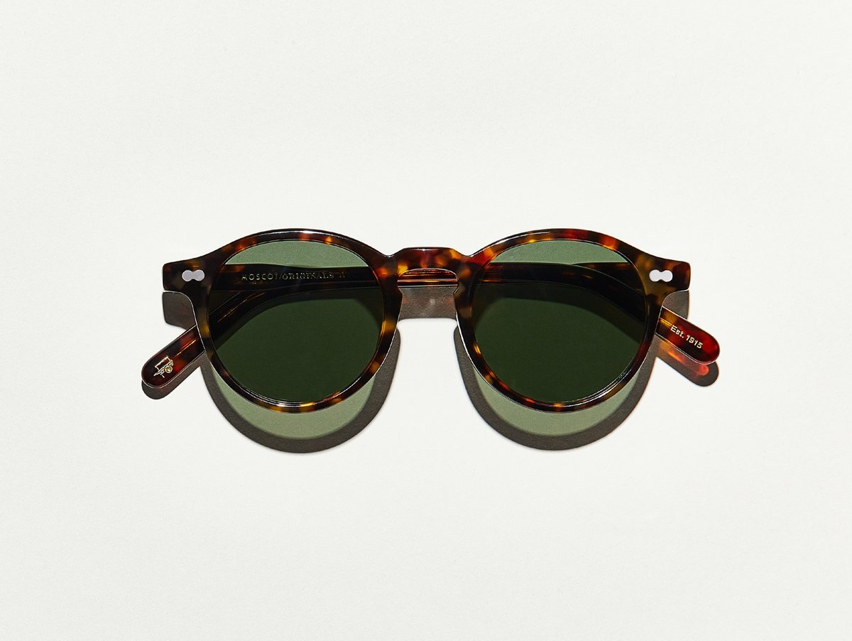 Alexander Daas - Moscot Miltzen Sunglasses - Tortoise - Front View