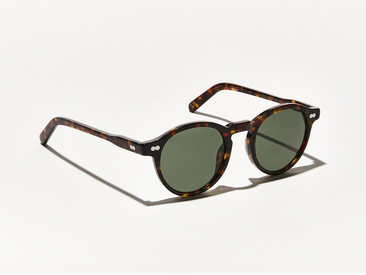 Alexander Daas - Moscot Miltzen Sunglasses - Tortoise - Side View