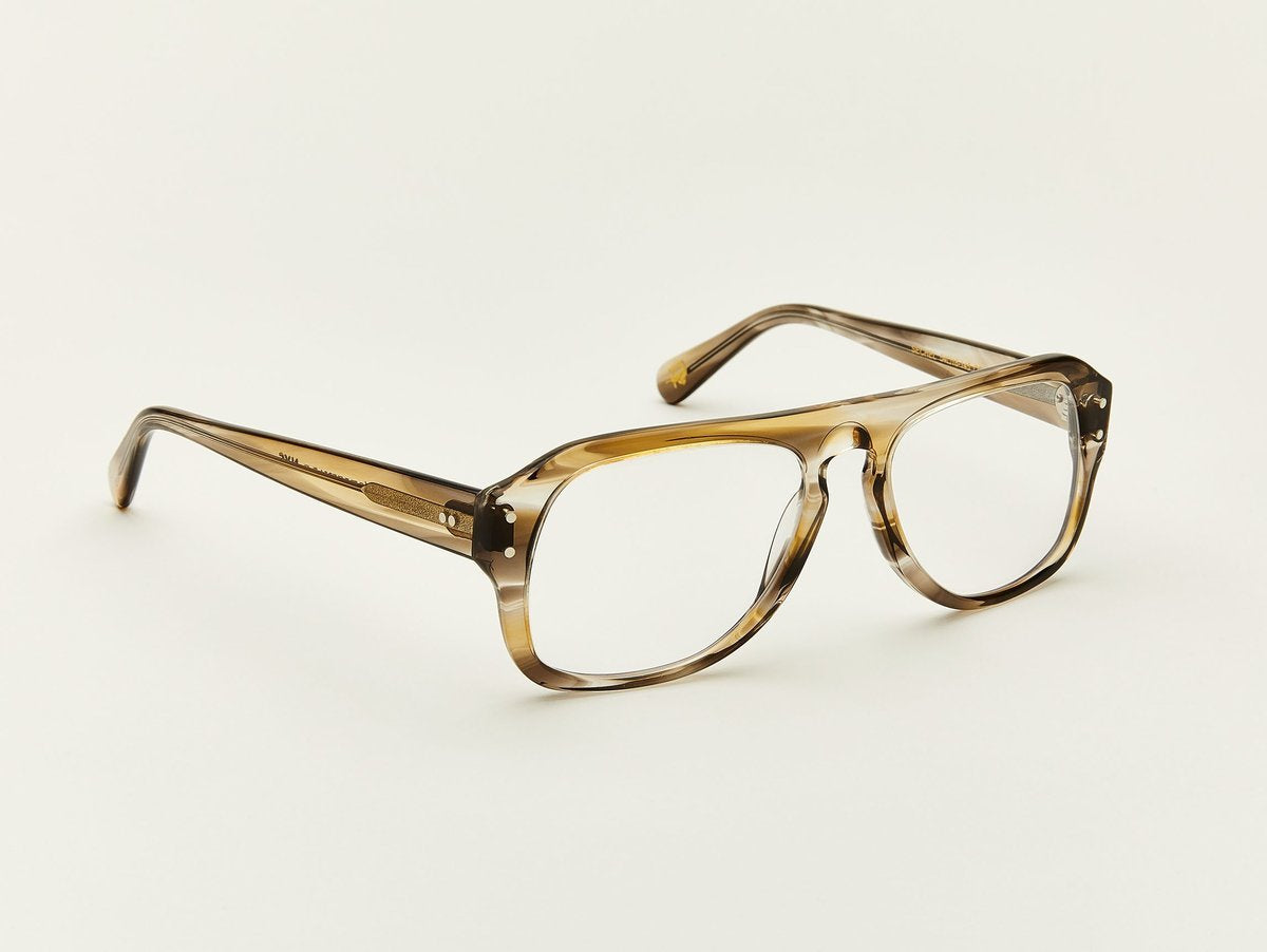 Alexander Daas - Moscot Sechel Eyeglasses - Straw - Side View