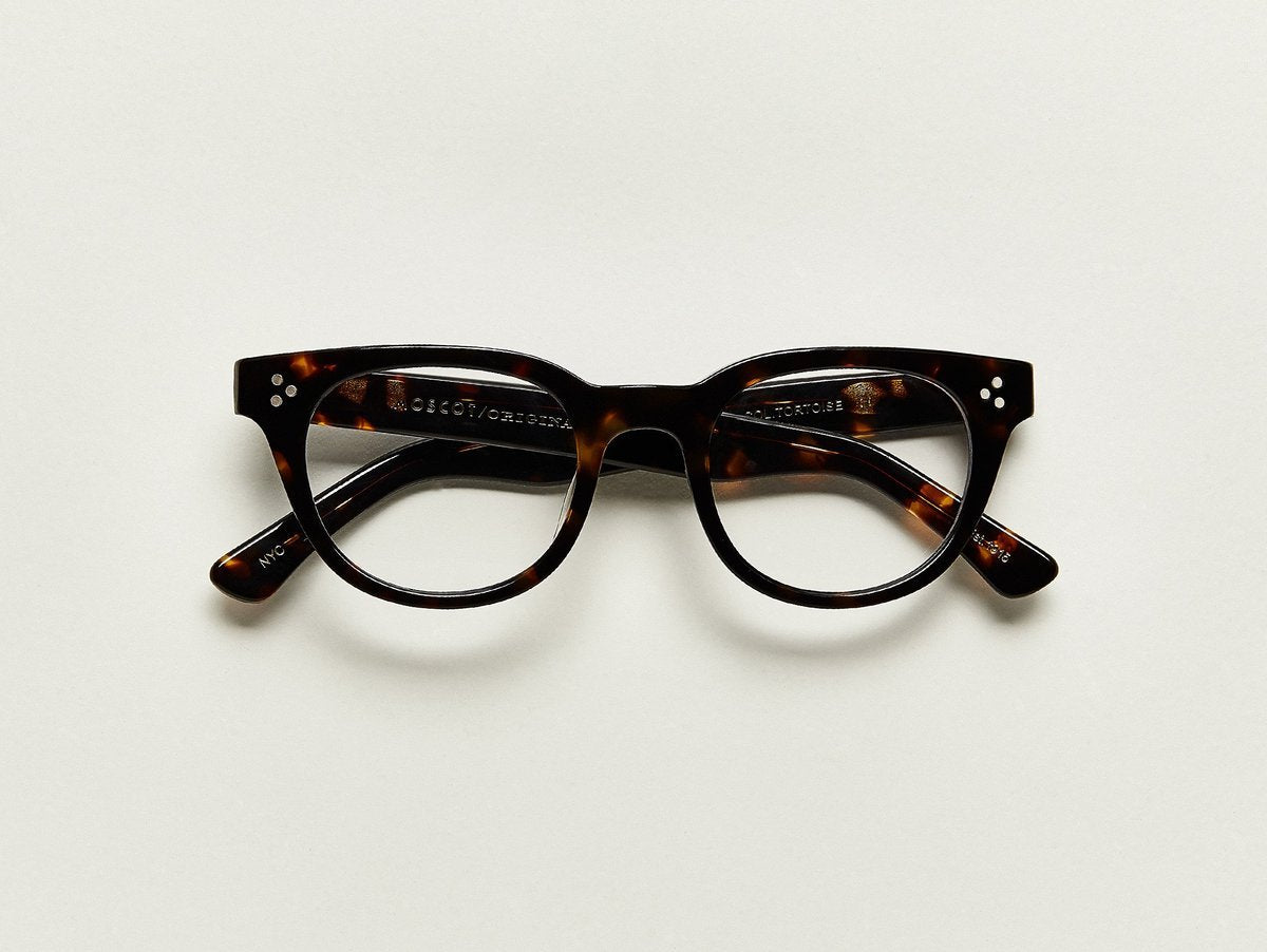 Alexander Daas - Moscot Vilda Eyeglasses - Tortoise - Front View