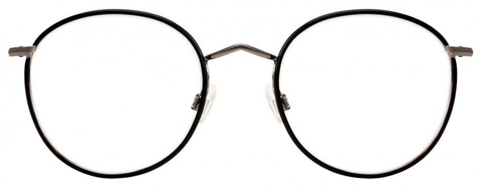 Alexander Daas - Moscot Zev Eyeglasses - Black - Front View