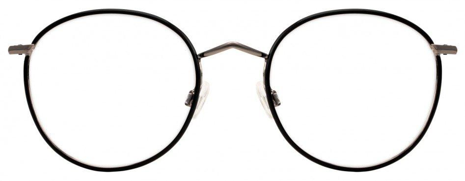 Alexander Daas - Moscot Zev Eyeglasses - Black - Front View