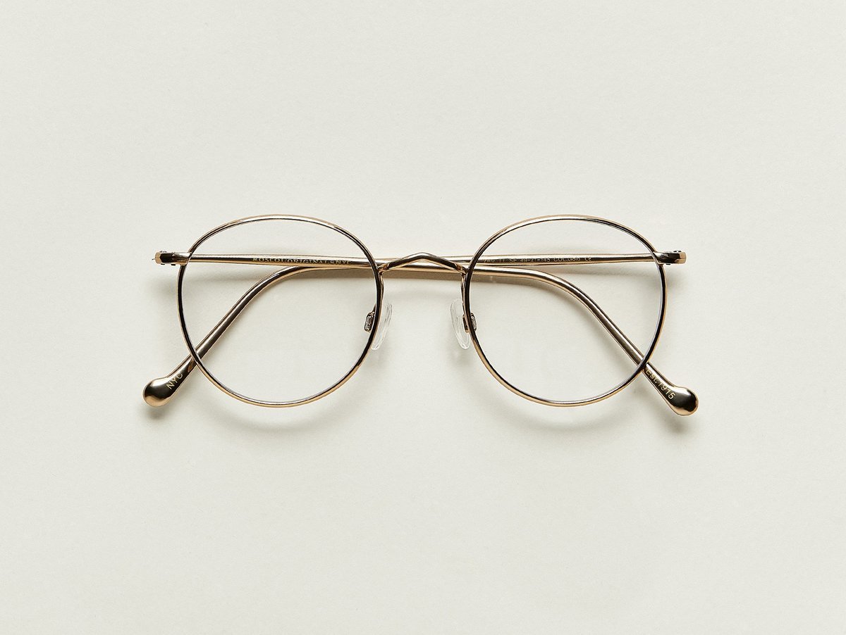 Alexander Daas - Moscot Zev-TT SE Eyeglasses - Gold - Front View