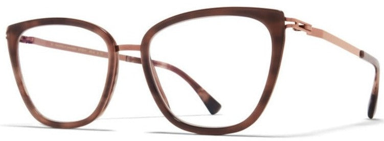 Alexander Daas - Mykita Aili Eyeglasses - Purple Bronze & Bora Bora - Side View
