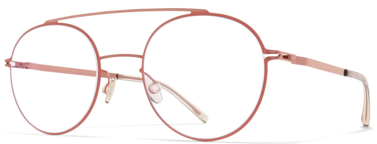 Alexander Daas - Mykita Almeta Eyeglasses - Purple Bronze &amp; Pink Clay - Side View