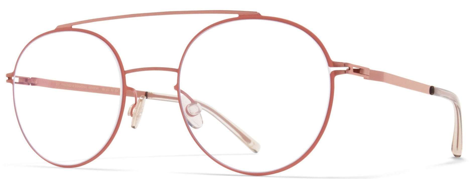 Alexander Daas - Mykita Almeta Eyeglasses - Purple Bronze & Pink Clay - Side View