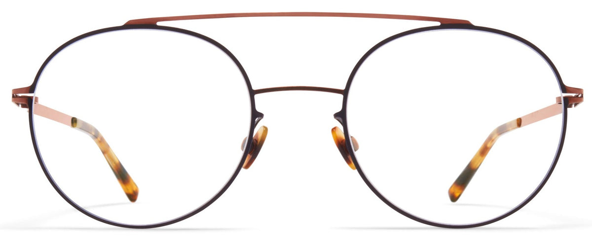 Alexander Daas - Mykita Almeta Eyeglasses - Shinny Copper &amp; Black - Front View