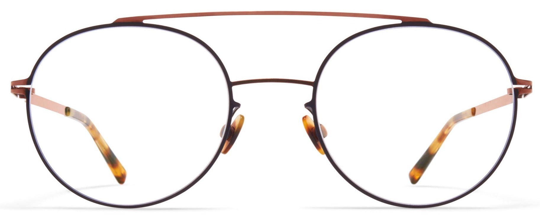 Alexander Daas - Mykita Almeta Eyeglasses - Shinny Copper & Black - Front View