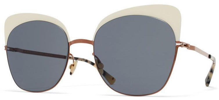 Alexander Daas - Mykita Anneli Sunglasses - Shiny Copper & Off White - Side View