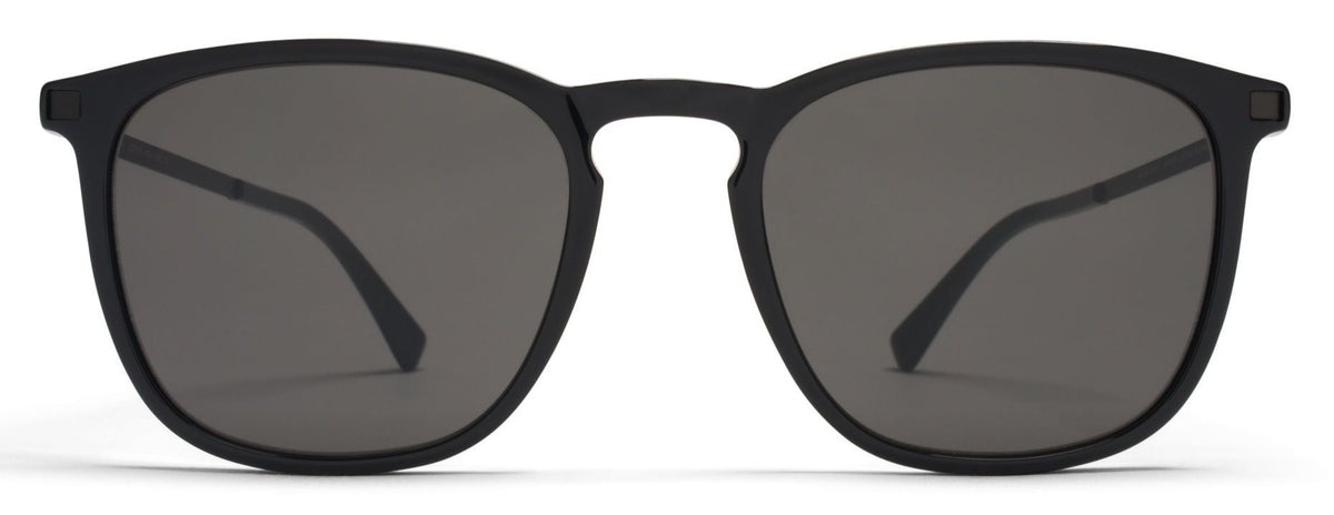 Alexander Daas - Mykita Atka Sunglasses - Black &amp; Dark Grey - Front View