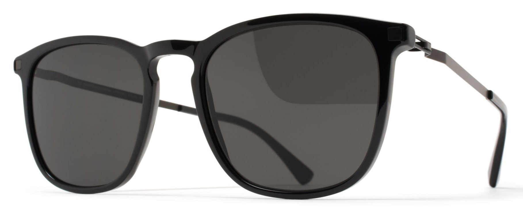 Alexander Daas - Mykita Atka Sunglasses - Black & Dark Grey - Side View