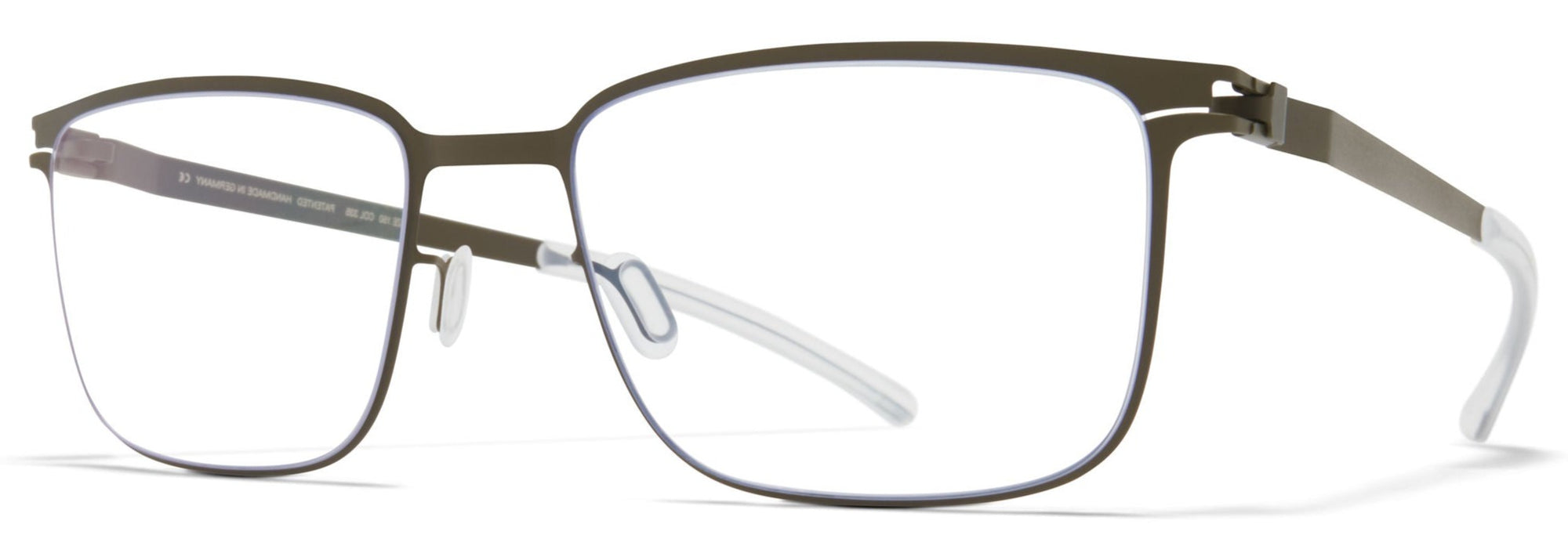 Alexander Daas - Mykita Bud Eyeglasses - Camou Green - Side View