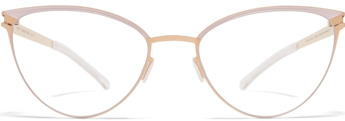 Alexander Daas - Mykita Cynthia Eyeglasses - Champagne Gold &amp; Aurore - Front View