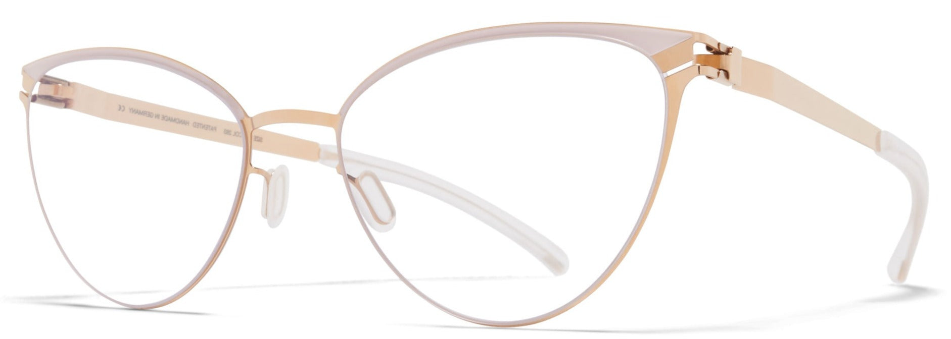 Alexander Daas - Mykita Cynthia Eyeglasses - Champagne Gold & Aurore - Side View