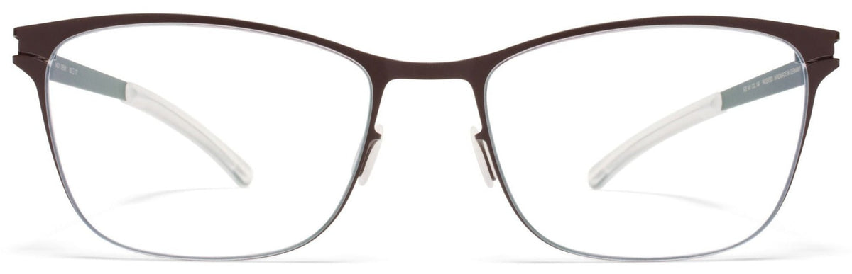 Alexander Daas - Mykita Demi Eyeglasses - Dark Brown - Front View