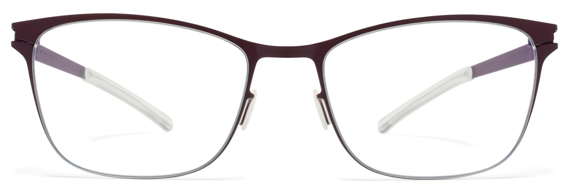 Alexander Daas - Mykita Demi Eyeglasses - Plum - Front View