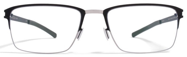 Alexander Daas - Mykita Duke Eyeglasses - Silver &amp; Black - Front View