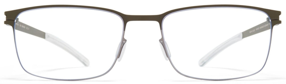 Alexander Daas - Mykita Gerhard Eyeglasses - Shiny Graphite &amp; Camou Green - Front View