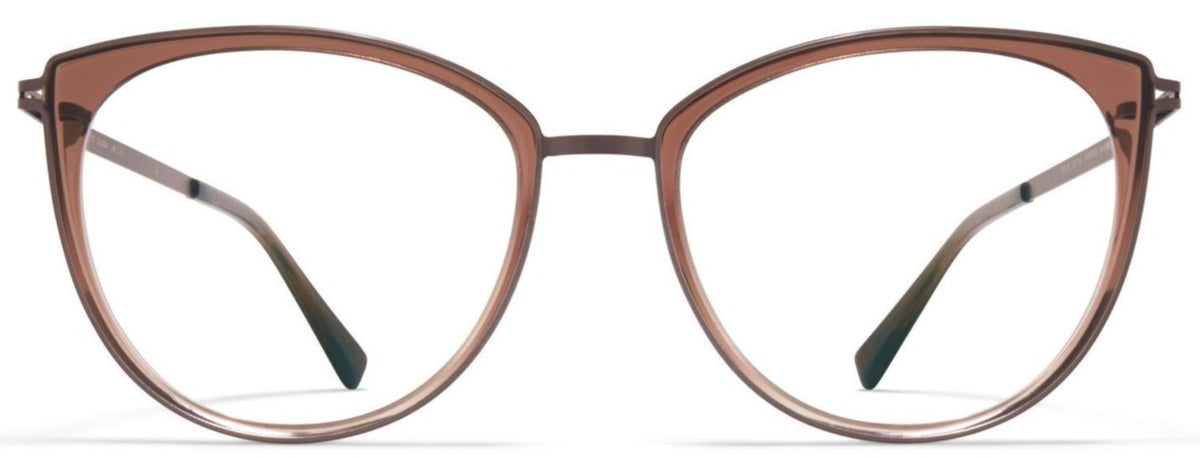 Alexander Daas - Mykita Gunda Eyeglasses - Mocca &amp; Brown Gradient - Front View
