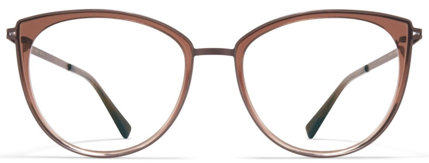 Alexander Daas - Mykita Gunda Eyeglasses - Mocca & Brown Gradient - Front View