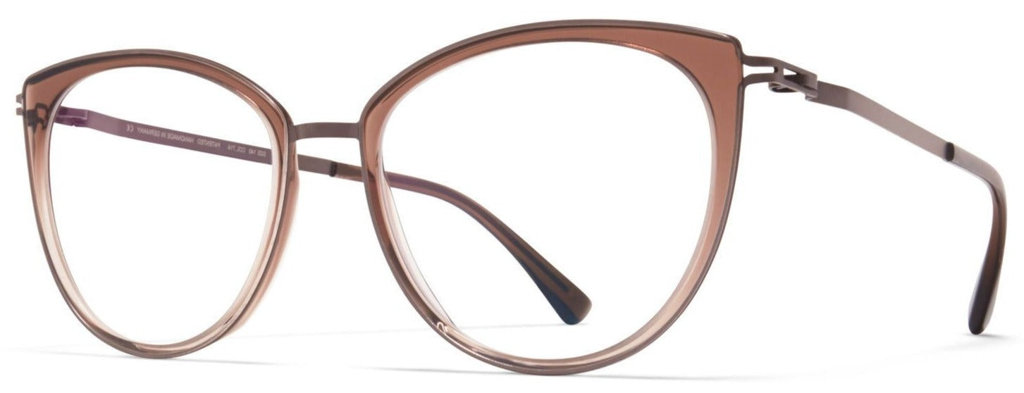 Alexander Daas - Mykita Gunda Eyeglasses - Mocca & Brown Gradient - Side View