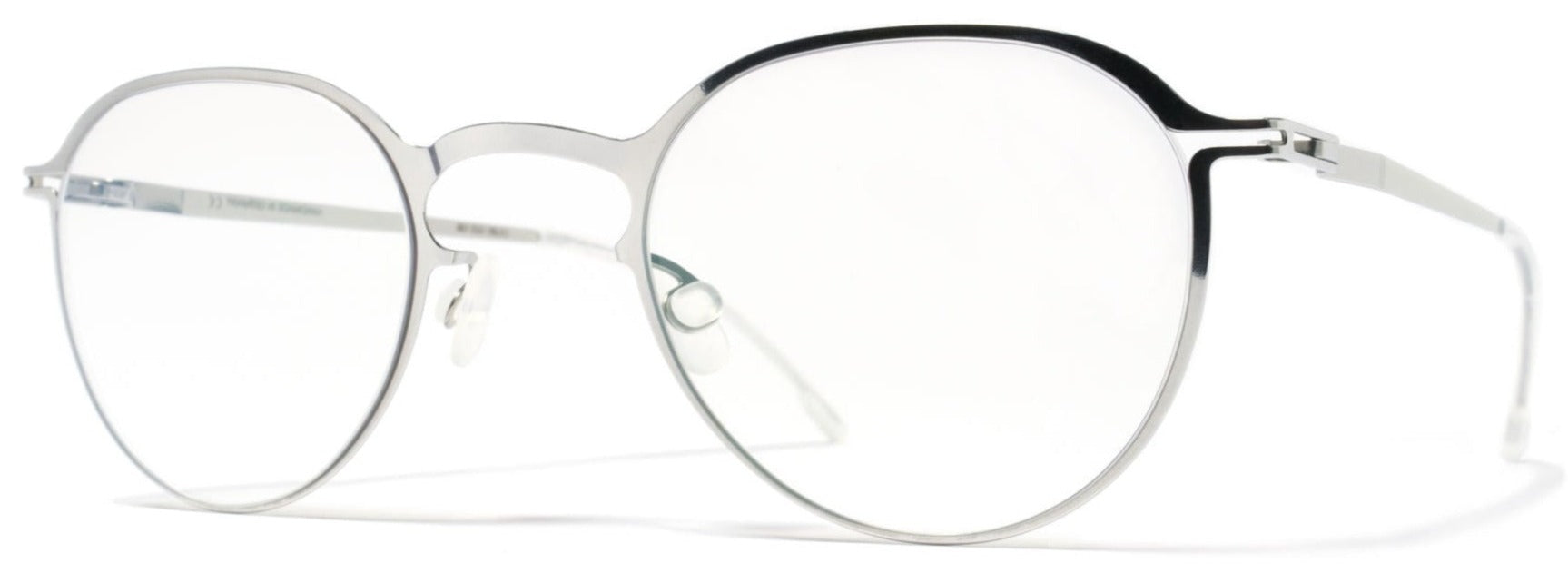 Alexander Daas - Mykita Gunnar Eyeglasses - Shiny Silver - Side View