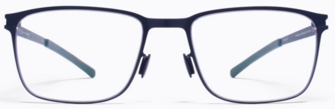 Alexander Daas - Mykita Henning Eyeglasses - Navy - Front View