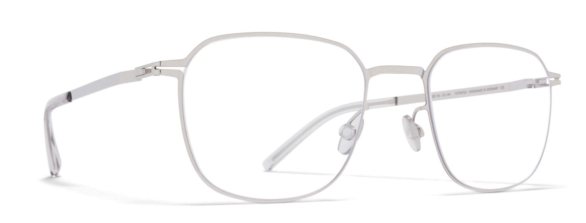 Alexander Daas - Mykita Herko Eyeglasses - Shiny Silver - Side View