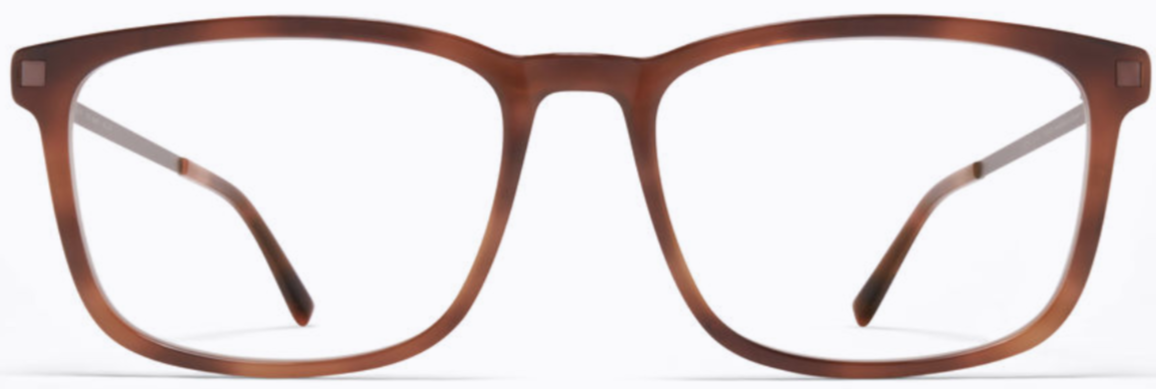 Alexander Daas - Mykita Kauko Eyeglasses - Zanzibar &amp; Mocca - Front View