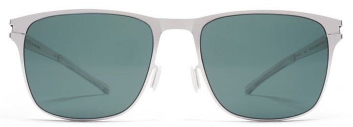 Alexander Daas - Mykita Kubick Sunglasses - Shiny Silver - Front View