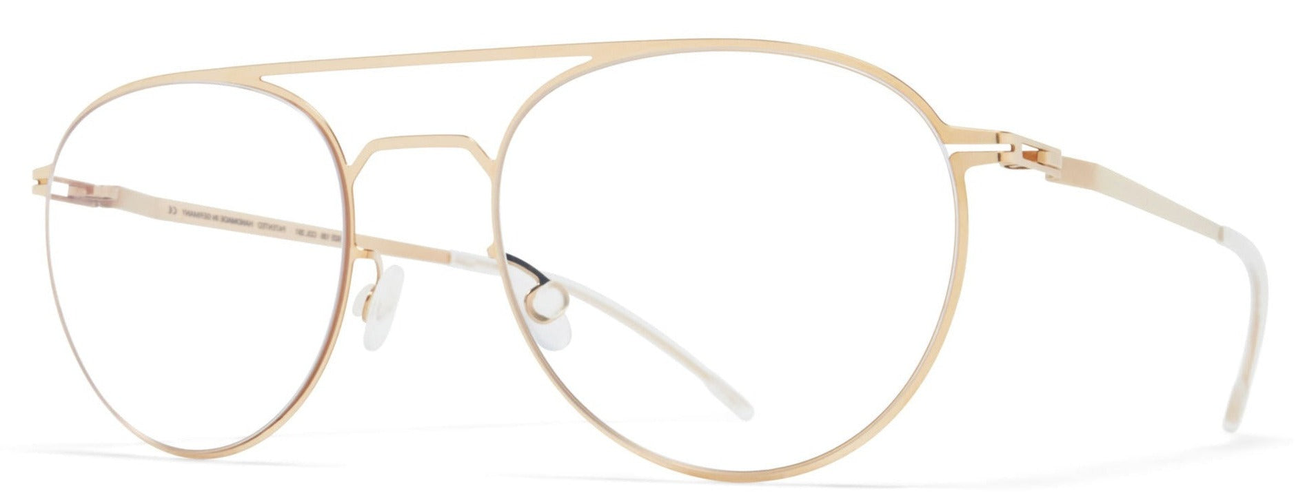 Alexander Daas - Mykita Kylan Eyeglasses - Champagne Gold - Side View