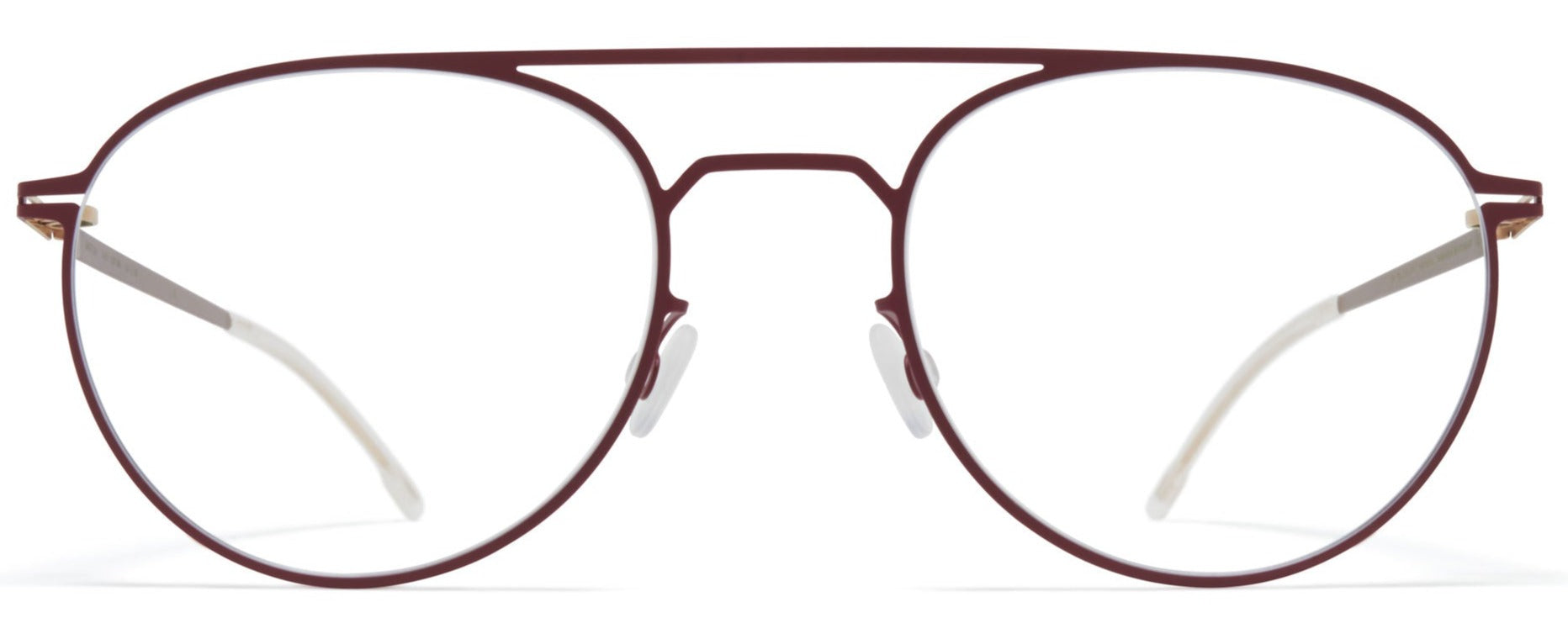 Alexander Daas - Mykita Kylan Eyeglasses - Cranberry - Front View