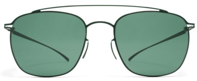 Alexander Daas - Mykita + Maison Margiela Esse 007 Sunglasses - Dark Green - Front View