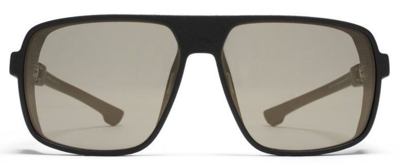 Alexander Daas - Mykita Mylon Daggoo Sunglasses - Pitch Black & Gun Metal Flash - Front View