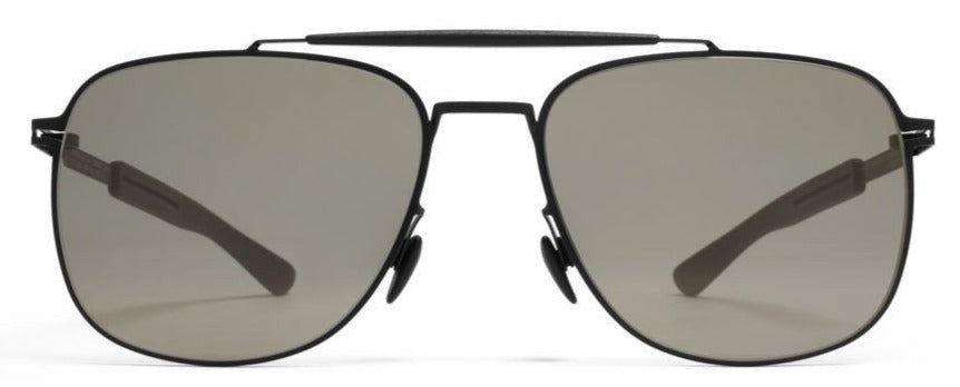 Alexander Daas - Mykita Mylon Elon Sunglasses - Pitch Black & Gun Metal Flash - Front View